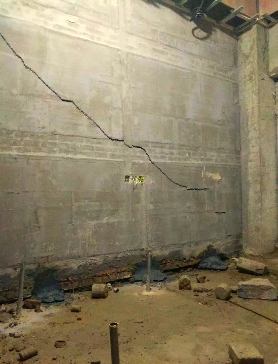 邢台柏乡县房屋下沉加固